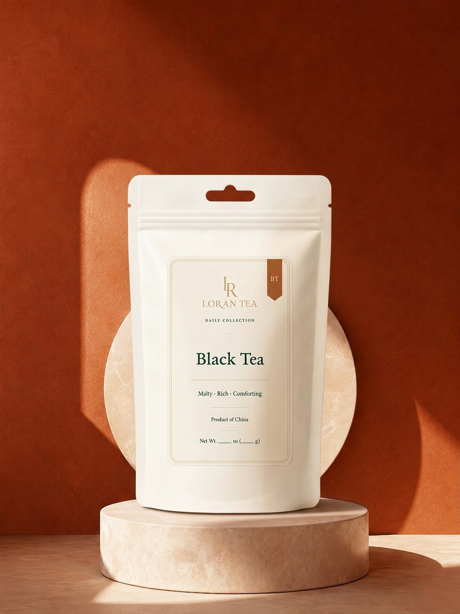 Essence of Amber: Warm Black Tea and Full-Bodied Cups